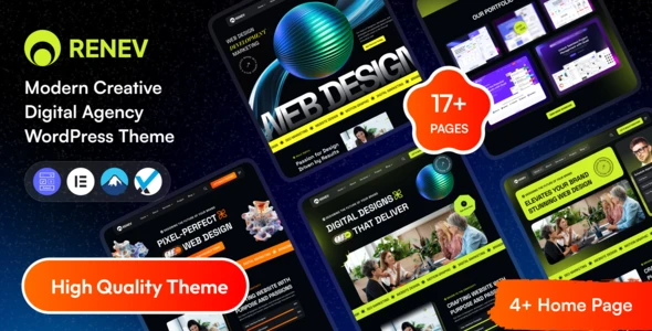 Renev – Creative Digital Agency WordPress Theme
